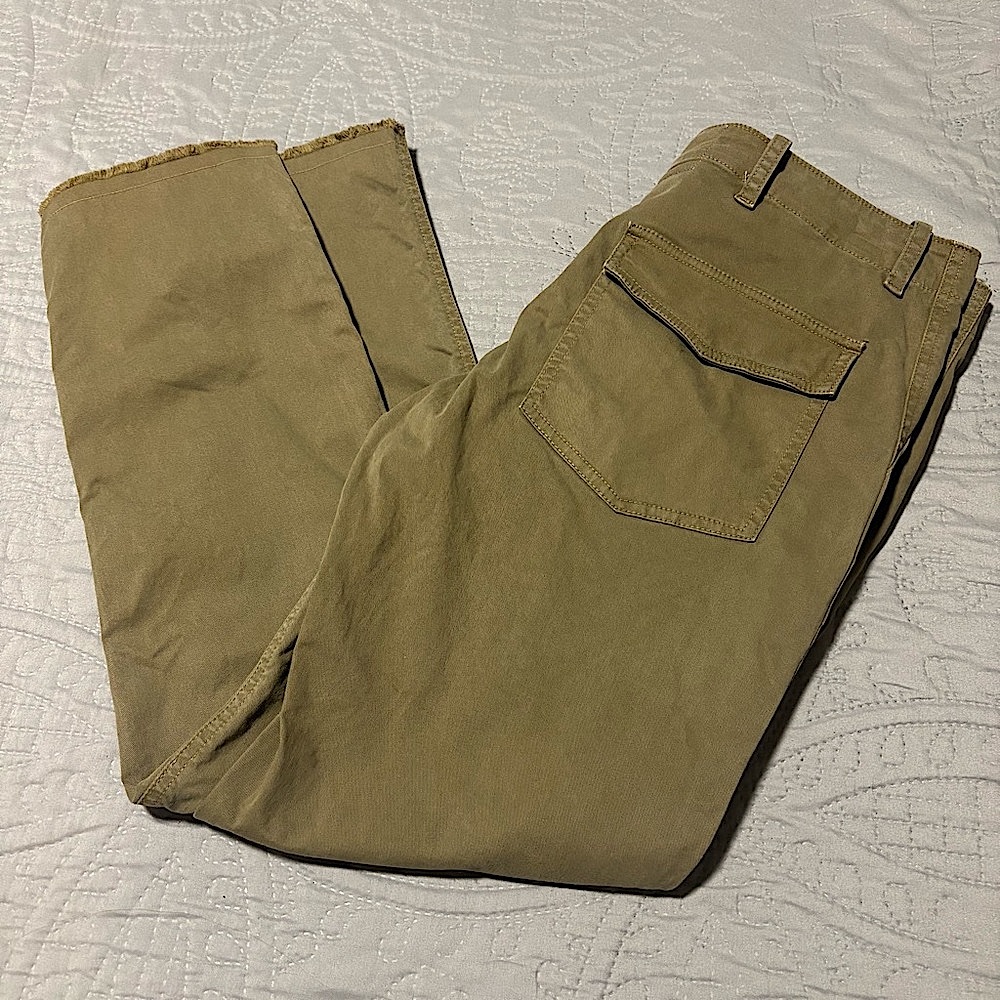NILI LOTAN Jenna Pant Olive Green Sz 8 - Picture 6 of 16